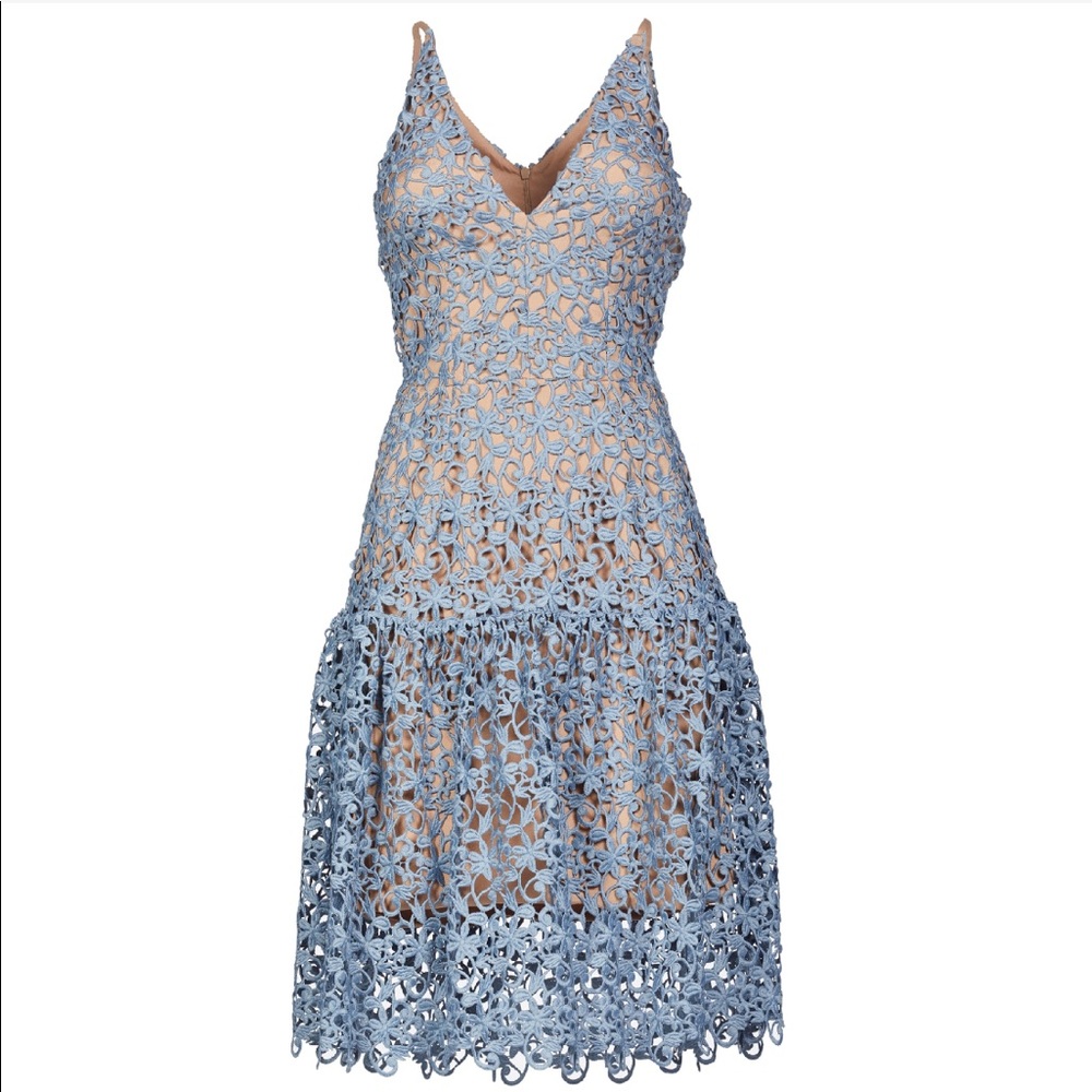 SOLD Dress the Population Lily Crochet  Dress - Picture 2 of 7